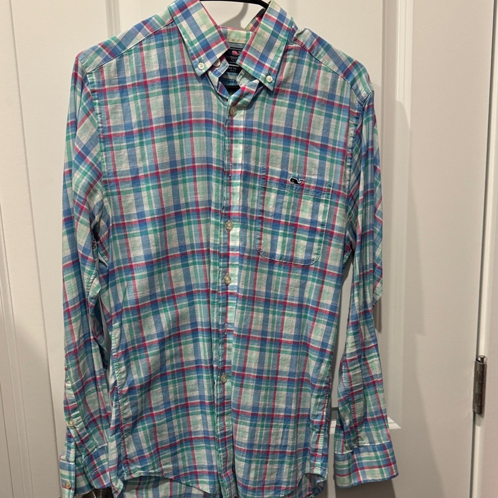 Vineyard Vines Multicolor Plaid Button-Down Shirt